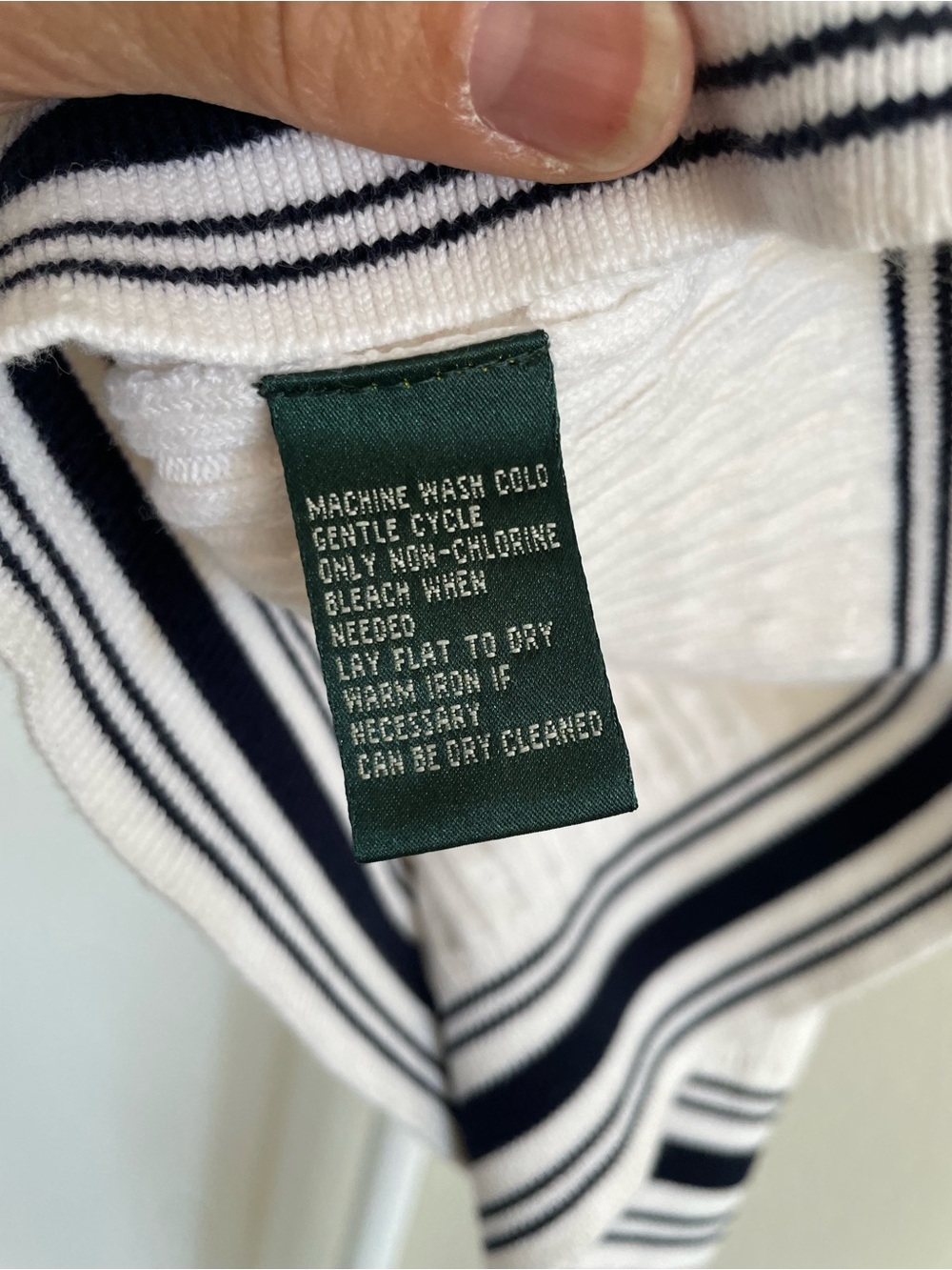 Lauren Ralph Lauren white cable-knit sleeveless turtleneck sweater vest Medium - Picture 7 of 7